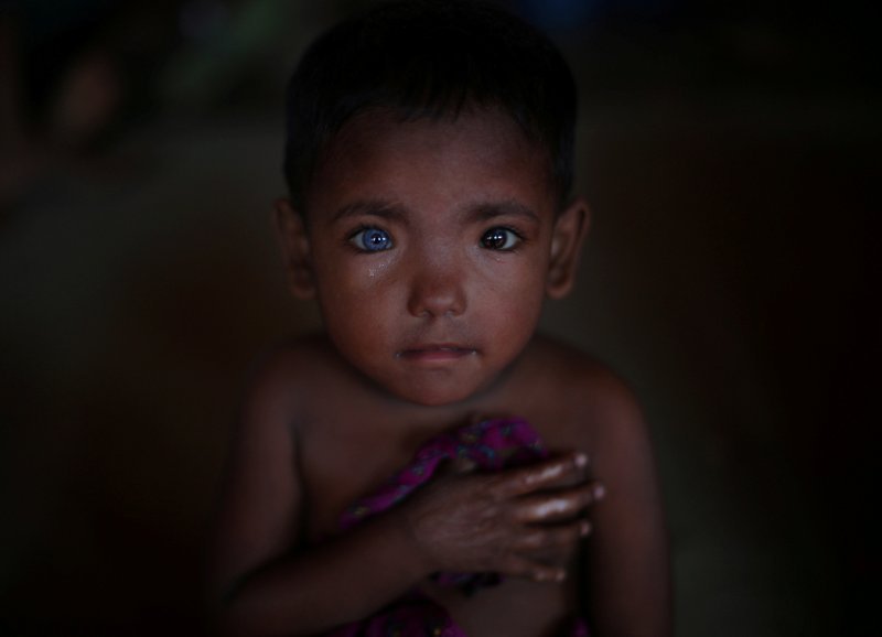 Hosne Ara, četverogodišnja izbjeglica naroda Rohingya, pobjegla je iz Mianmara
