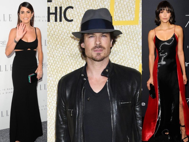 Nikki Reed, Ian Somerhalder i Nina Dobrev