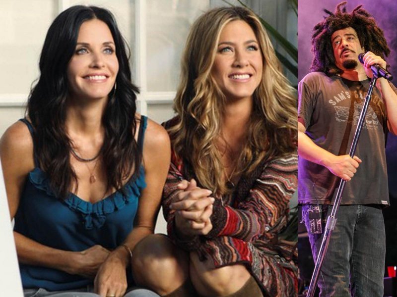 Courteney Cox, Jennifer Aniston i Adam Duritz