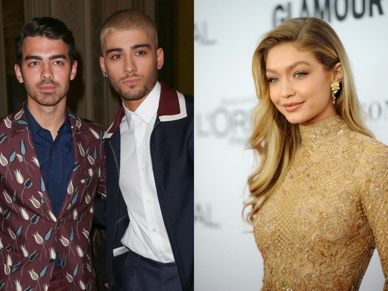 Joe Jonas, Zayn Malik i Gigi Hadid