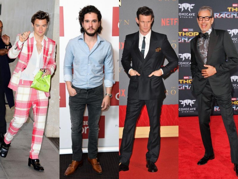 Harry Styles, Kit Harington, Matt Smith i Jeff Goldblum