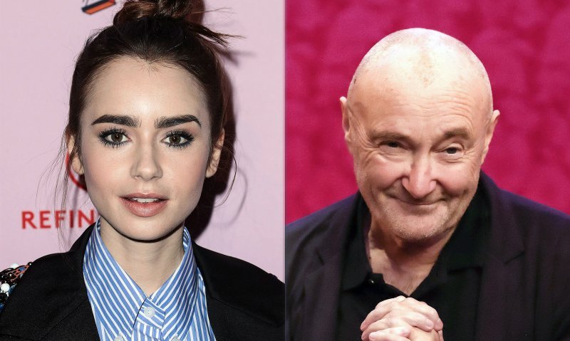 Lily Collins, Phil Collins