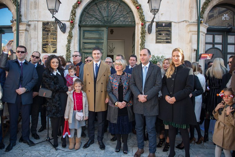 Tradicionalna kolenda ispred dubrovačke gradske vijećnice