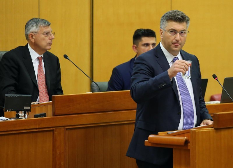 Premijer Andrej Plenković podnio Saboru prvo godišnje izvješće o radu Vlade