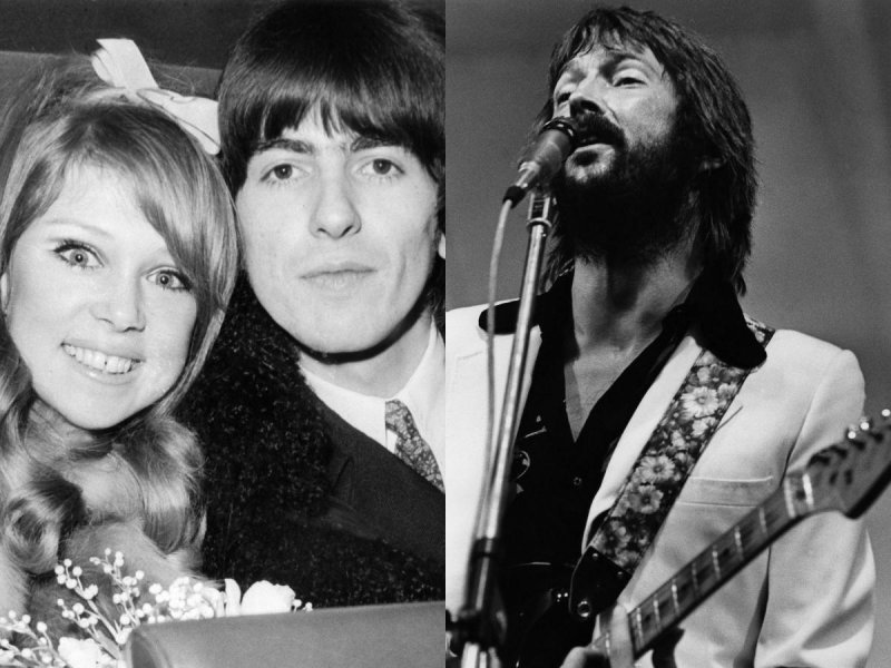 George Harrison, Pattie Boyd, Eric Clapton