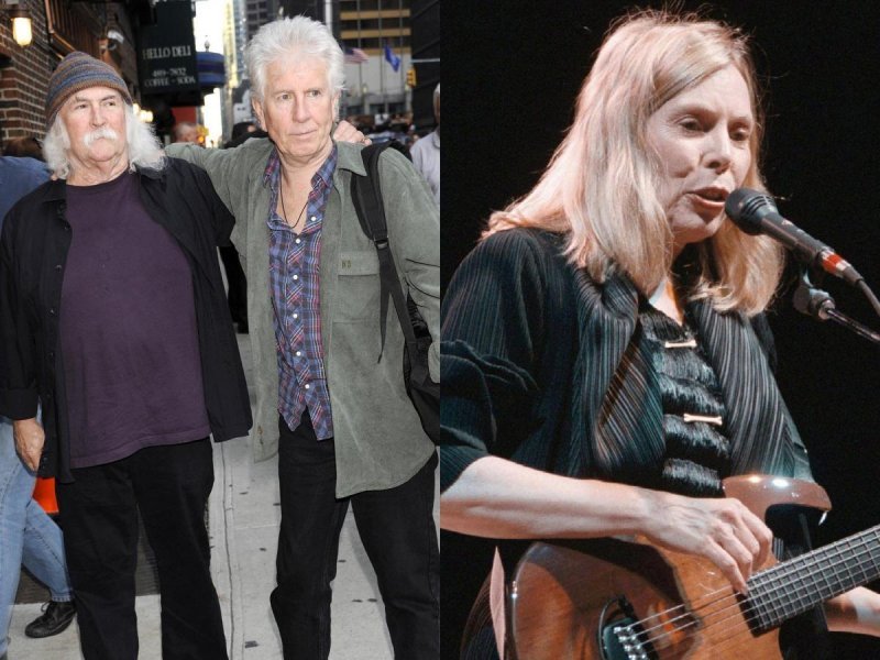 David Crosby, Graham Nash, Joni Mitchell