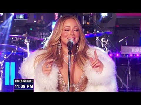 Mariah Carey u New Yorku na dočeku 2018.