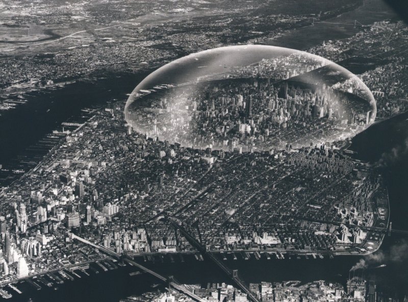 Kupola nad Manhattanom, R. Buckminister Fuller, 1961.