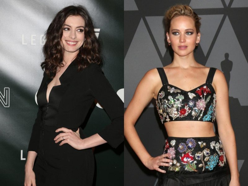 Anne Hathaway i Jennifer Lawrence