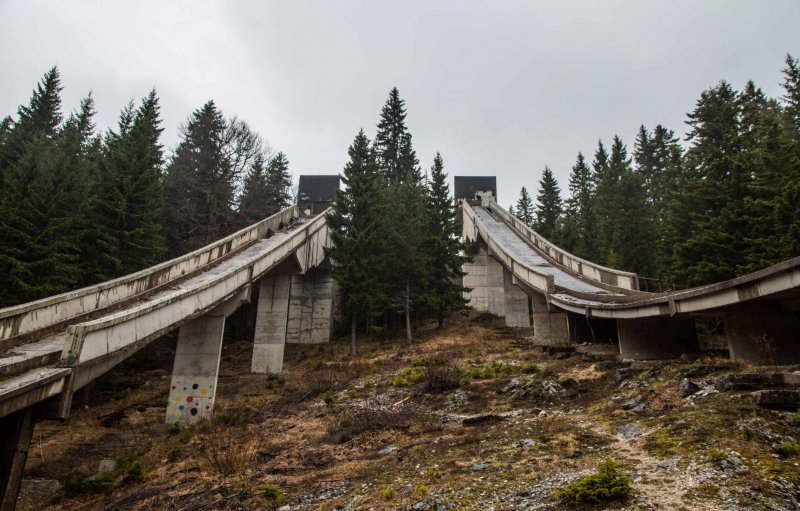 Napušteni objekti Zimskih olimpijskih igara u Sarajevu 1984. godine