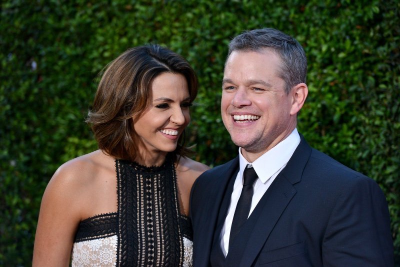 Matt Damon i Luciana Barroso