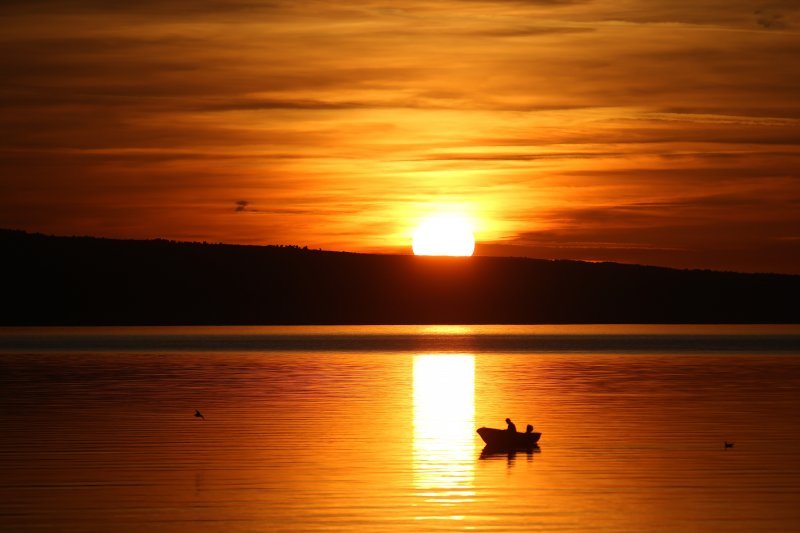 Zalazak sunca u Omišu