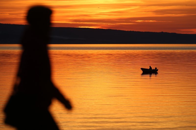 Zalazak sunca u Omišu