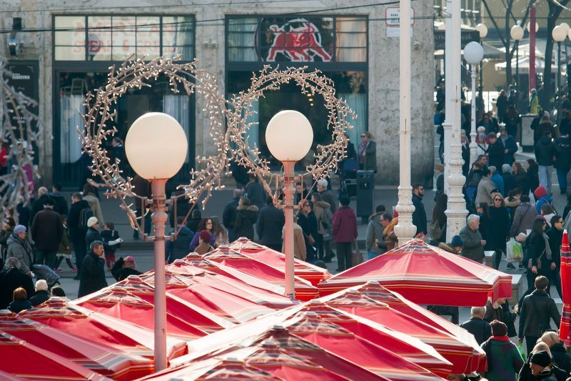 Božićni ukrasi u Zagrebu