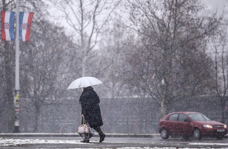 Snijeg u Zagrebu