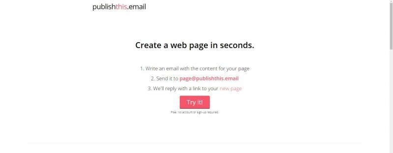 Publish This Email - pretvorite svoje poruke u HTML web stranicu