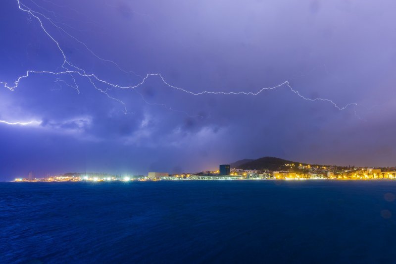 Grmljavinsko nevrijeme u Splitu