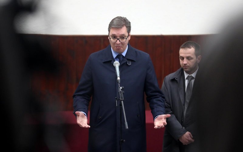 Aleksandar Vučić u Vrginmostu
