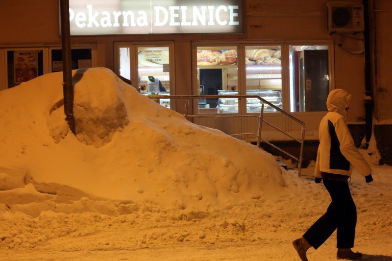 Snijeg u Delnicama i Gorskom kotaru