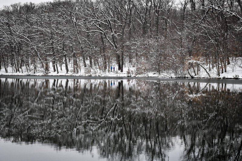 Idilični prizori parka Maksimir prekrivenog snijegom