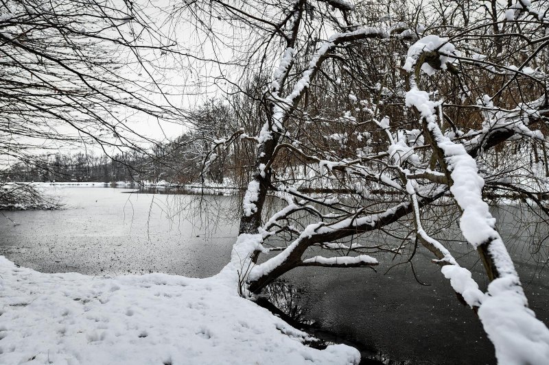 Idilični prizori parka Maksimir prekrivenog snijegom