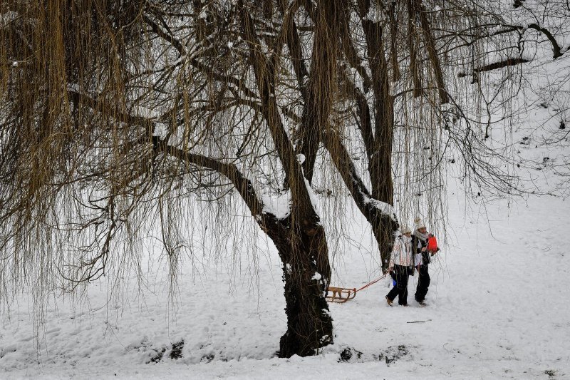 Idilični prizori parka Maksimir prekrivenog snijegom