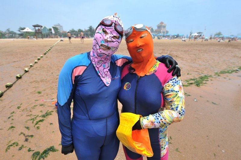 'Facekini' - bikini za glavu na kineskoj plaži