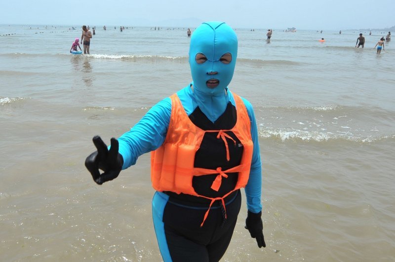 'Facekini' - bikini za glavu na kineskoj plaži