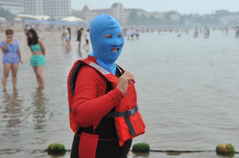 'Facekini' - bikini za glavu na kineskoj plaži