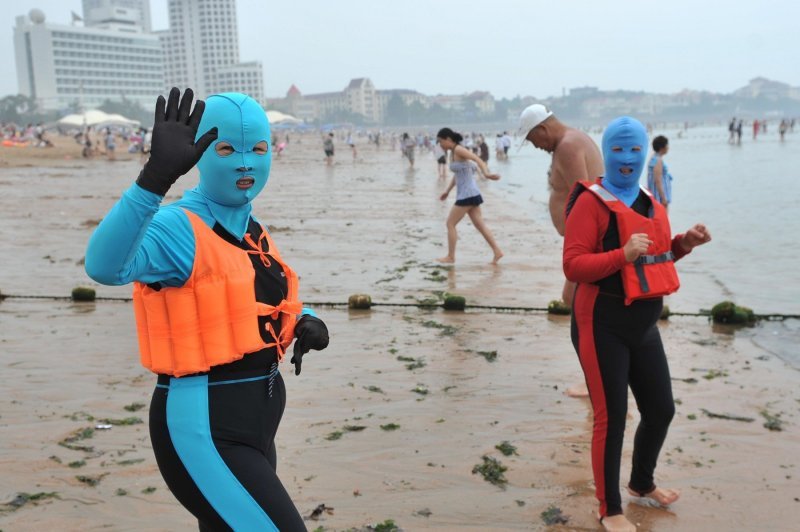 'Facekini' - bikini za glavu na kineskoj plaži