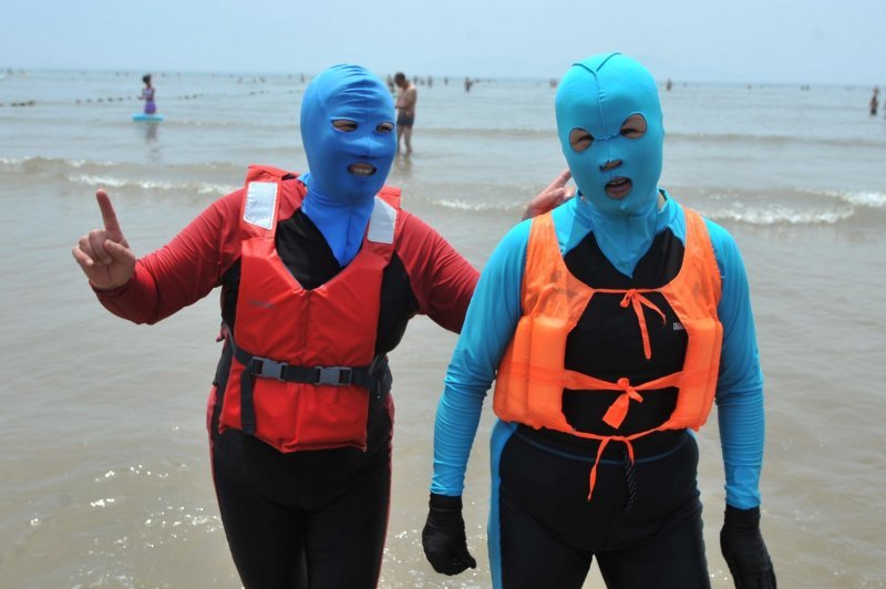 'Facekini' - bikini za glavu na kineskoj plaži