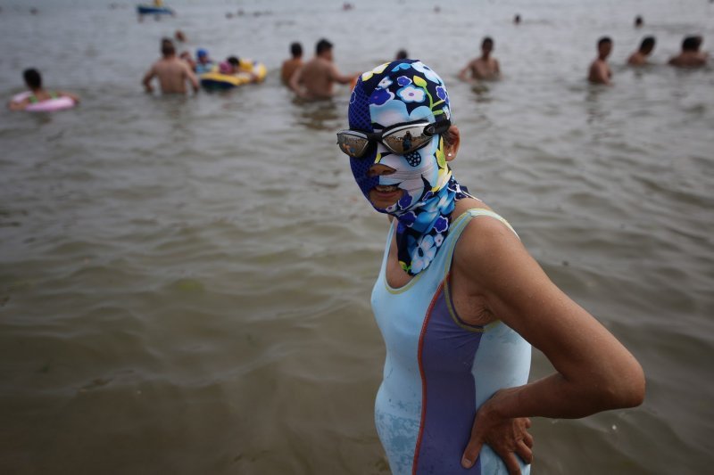 'Facekini' - bikini za glavu na kineskoj plaži