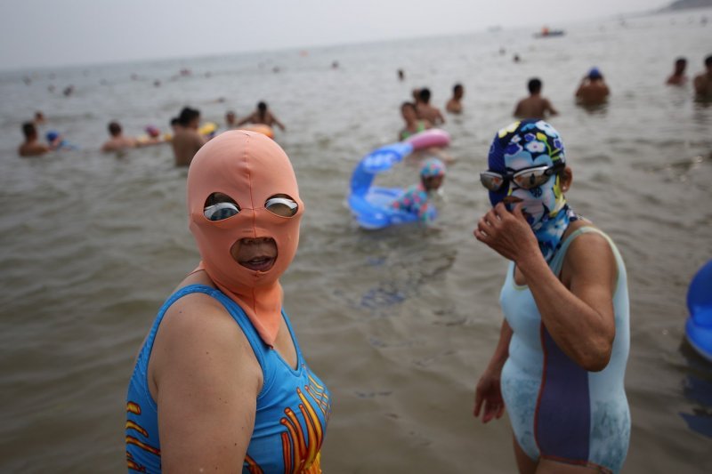 'Facekini' - bikini za glavu na kineskoj plaži