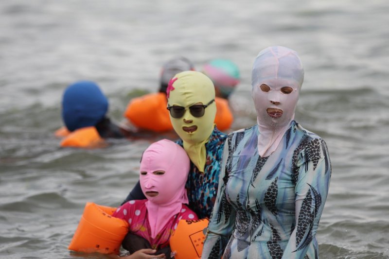 'Facekini' - bikini za glavu na kineskoj plaži