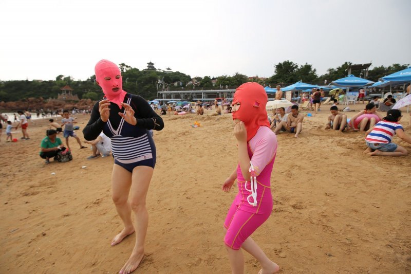 'Facekini' - bikini za glavu na kineskoj plaži