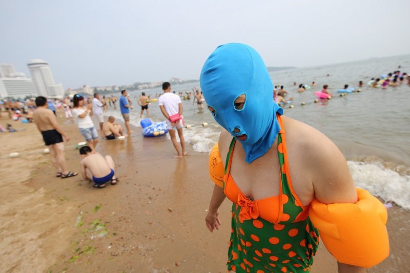 'Facekini' - bikini za glavu na kineskoj plaži