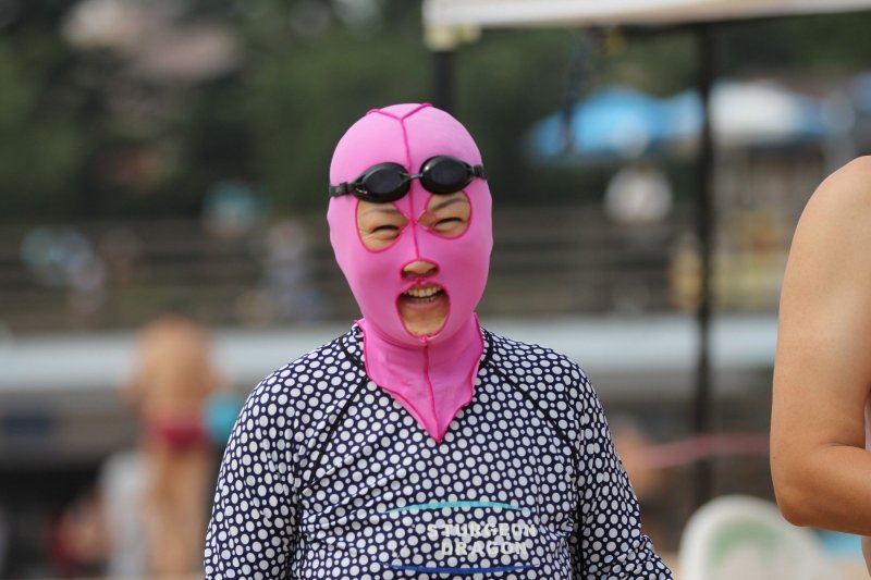 'Facekini' - bikini za glavu na kineskoj plaži