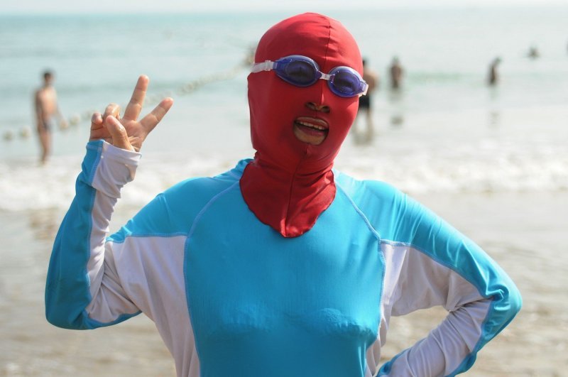 'Facekini' - bikini za glavu na kineskoj plaži