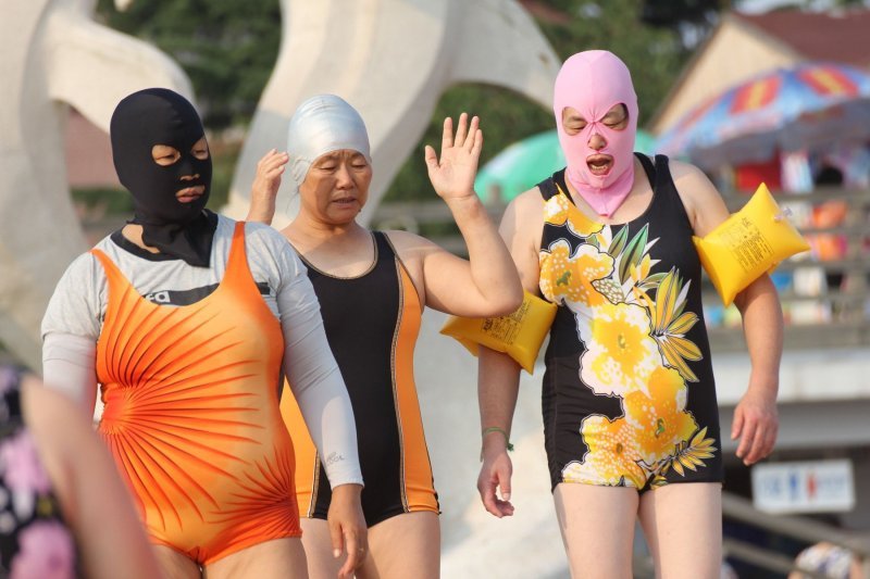 'Facekini' - bikini za glavu na kineskoj plaži