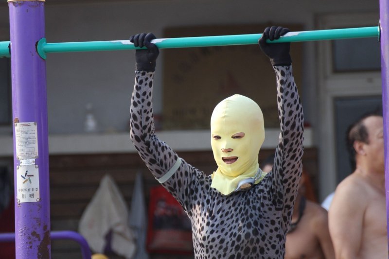 'Facekini' - bikini za glavu na kineskoj plaži