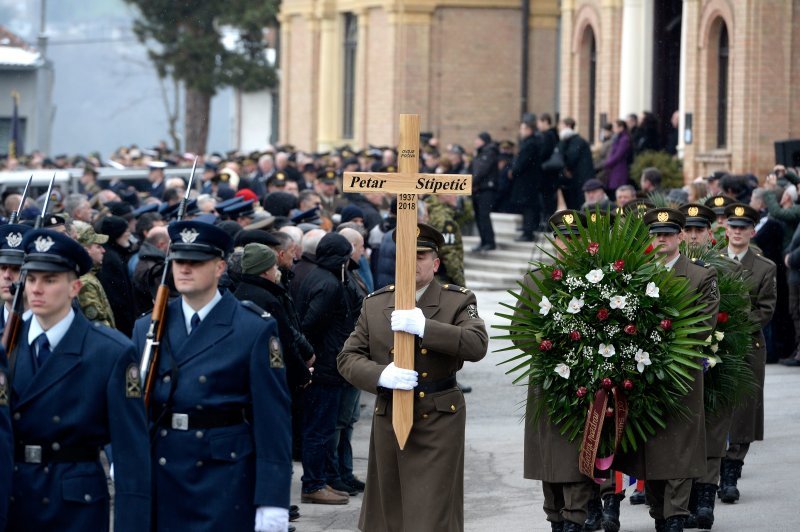 Pogreb stožernog generala Petra Stipetića