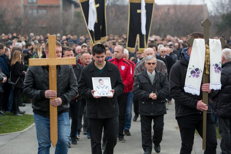 Pogreb nogometaša Brune Bobana