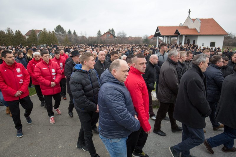 Pogreb nogometaša Brune Bobana