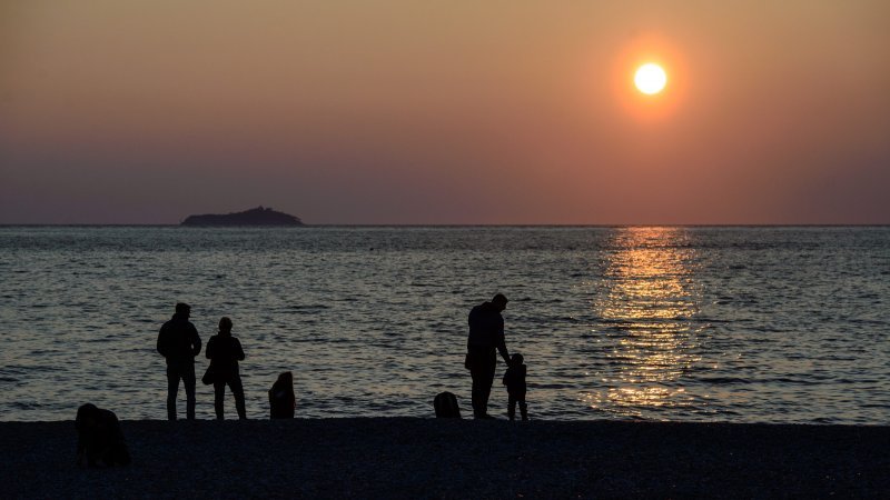 Zalazak sunca u Dubrovniku