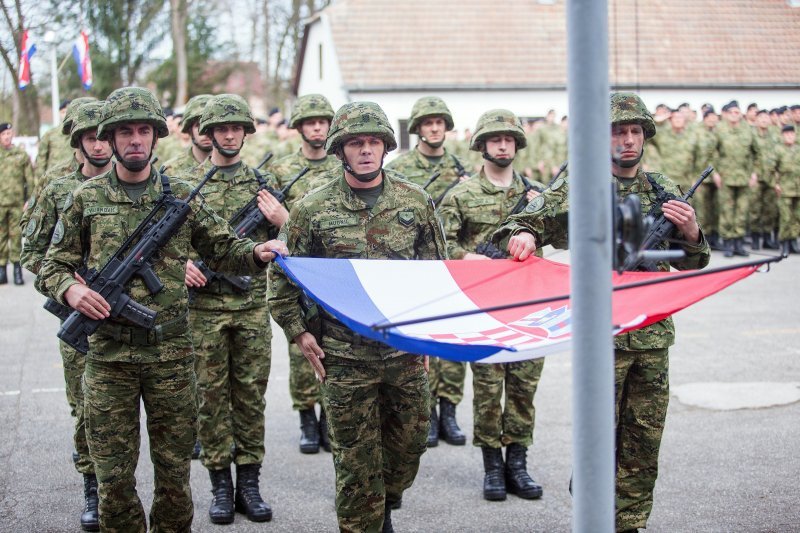 Ispraćaj 2. hrvatskog kontingenta u Poljsku
