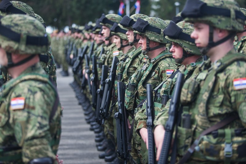 Ispraćaj 2. hrvatskog kontingenta u Poljsku