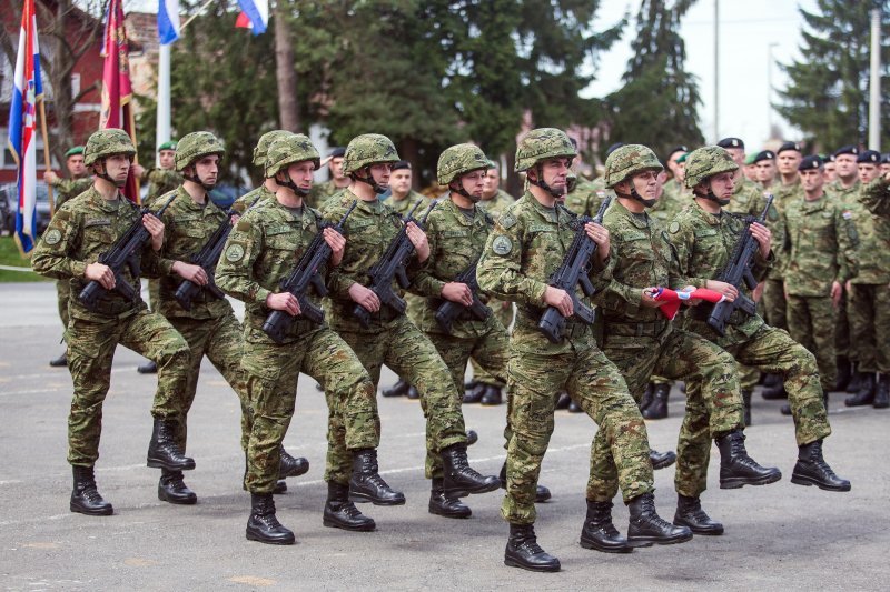 Ispraćaj 2. hrvatskog kontingenta u Poljsku