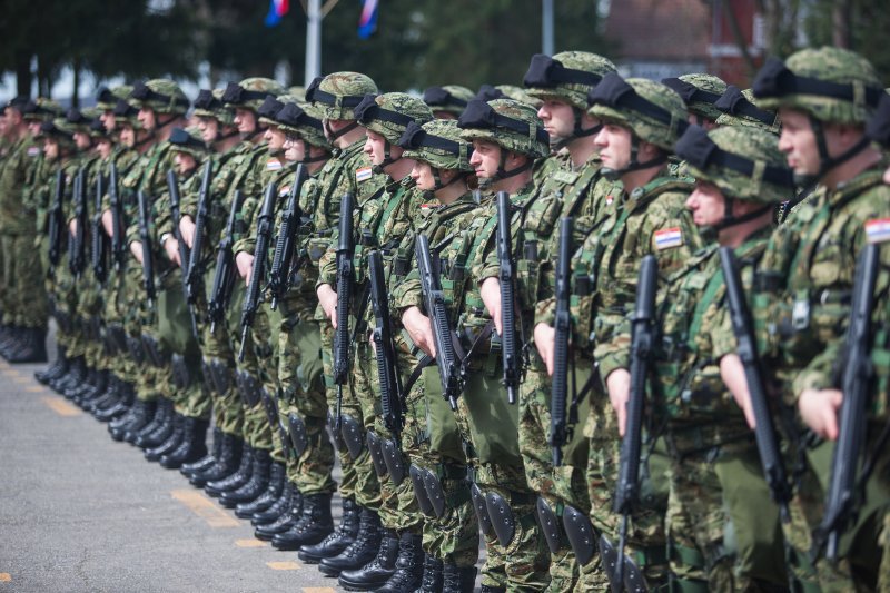 Ispraćaj 2. hrvatskog kontingenta u Poljsku