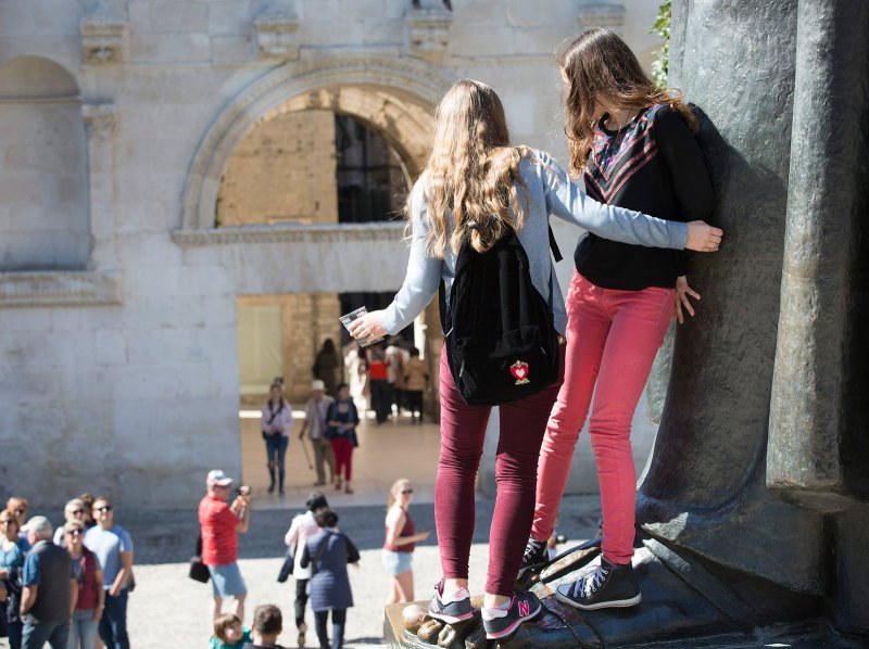 Split: Turisti u gradu na početku turističke sezone