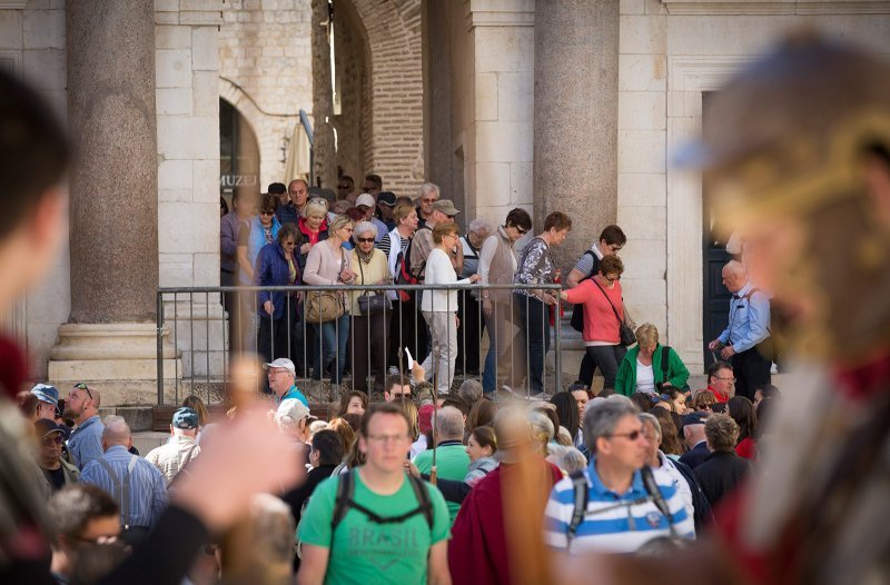 Split: Turisti u gradu na početku turističke sezone